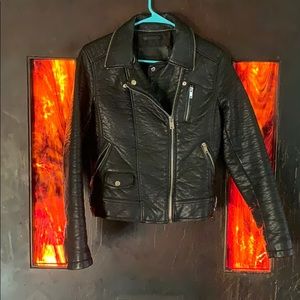 Zara leather jacket
